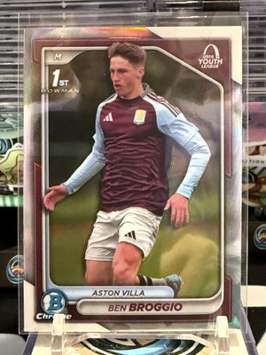 2025 Topps Chrome UEFA Competition Youth League Ben Broggio 1st Bowman TZ 11S