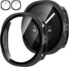  2Pack for Samsung Galaxy Watch 8/9 Screen Protector Case 44Mm  Protective Fac