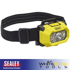 Sealey Head Torch XP-G2 LED Intrinsically Safe ATEX/IECEx Approved