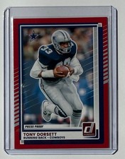 2025 Donruss #74 Tony Dorsett Press Proofs Red