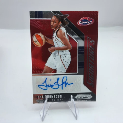 2020 Panini WNBA Prizm TINA THOMPSON SP Signatures Autograph - Comets
