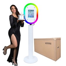 5 in 1 iPad Photo Booth Shell Stand Selfie Station Machine LiveStream Ring Light