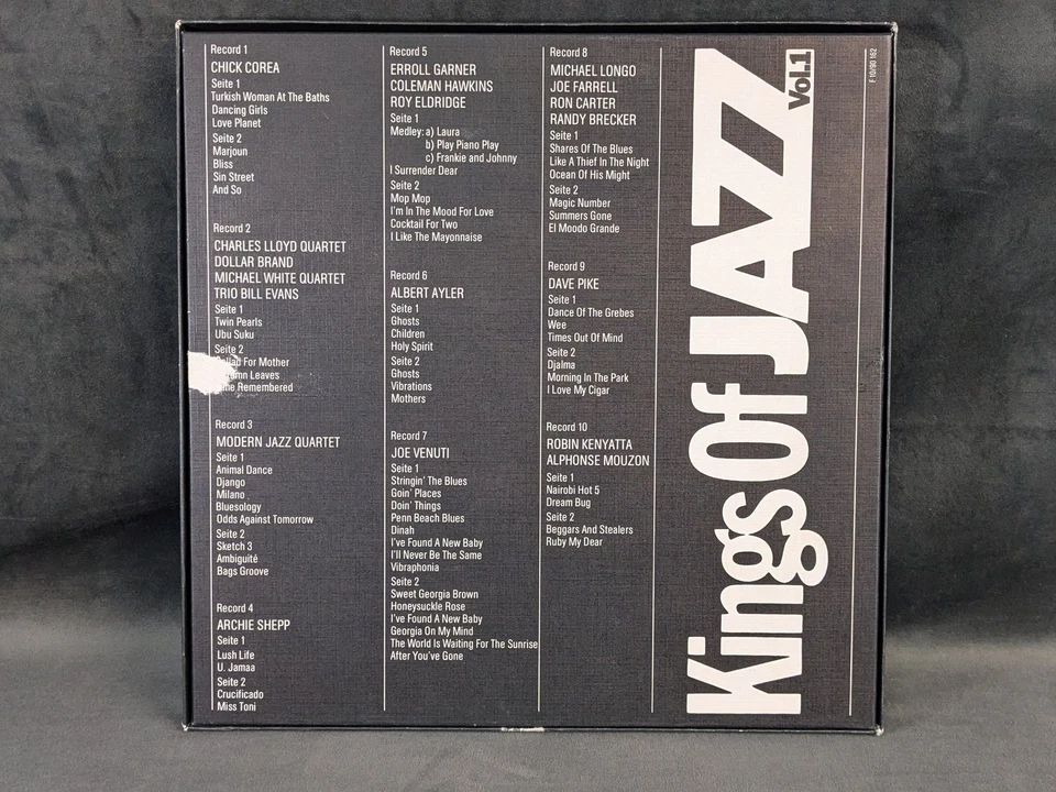 *1 MISSING* Kings Of Jazz Vol1 10 Vinyl Record Set Jazz Legends LP F10/90162 - Image 2 of 4