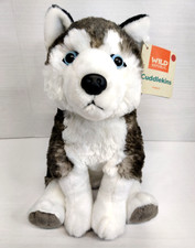 Wild Republic Cuddlekins Husky II Dog Plush 11" Soft Stuffed Animal NWT