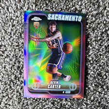 Topps 2024-25 Chrome Devin Carter Rookie #134 Sacramento Kings NBA Card. rookie card picture