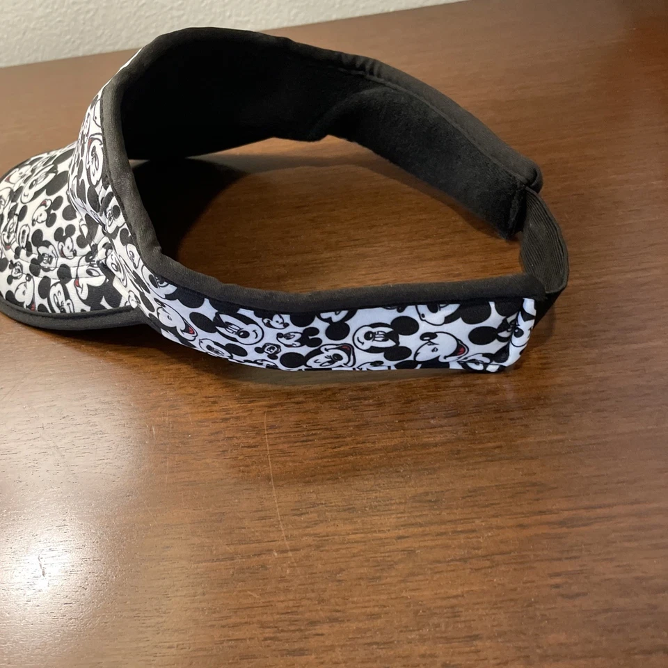 Disney Mickey Mouse Lightweight Visor Black And White - Image 3 of 4