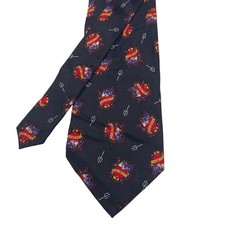 Vintage 1997 Warner Bros Looney Tunes Mania Tazmanian Devil Taz Necktie Silk
