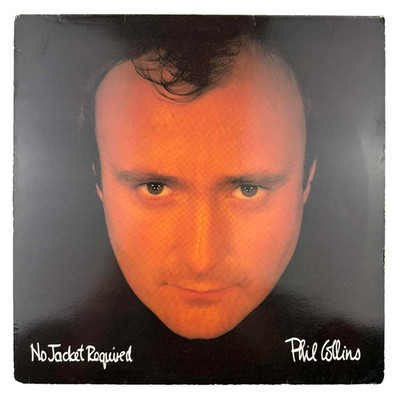 Phil Collins No Jacket Required vinyl record LP 12'' UK Press 33 RPM, VG