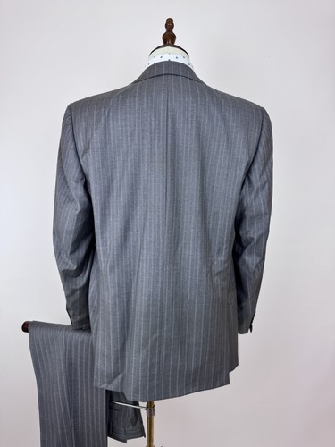 Stefano Ricci Tuta Lana/Seta 2 Pezzi Business Style Classica Tuta Uomo Taglia 54 - Foto 5 di 24
