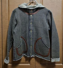 Kapital Capital/Nep Knit Leather Parka Men JPN Limited Edition Rare Model VHTF C