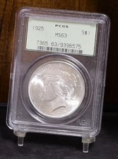 1925 Peace Dollar - PCGS OGH MS63 (#61242-L)