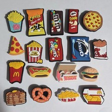 18 pcs. Food Charms For Crocs