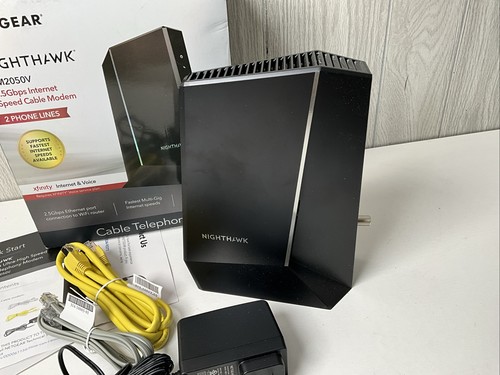 Netgear CM2050V DOCSIS 3.1 Voice Capable 2.5Gbps Cable Modem - Afbeelding 2 van 10