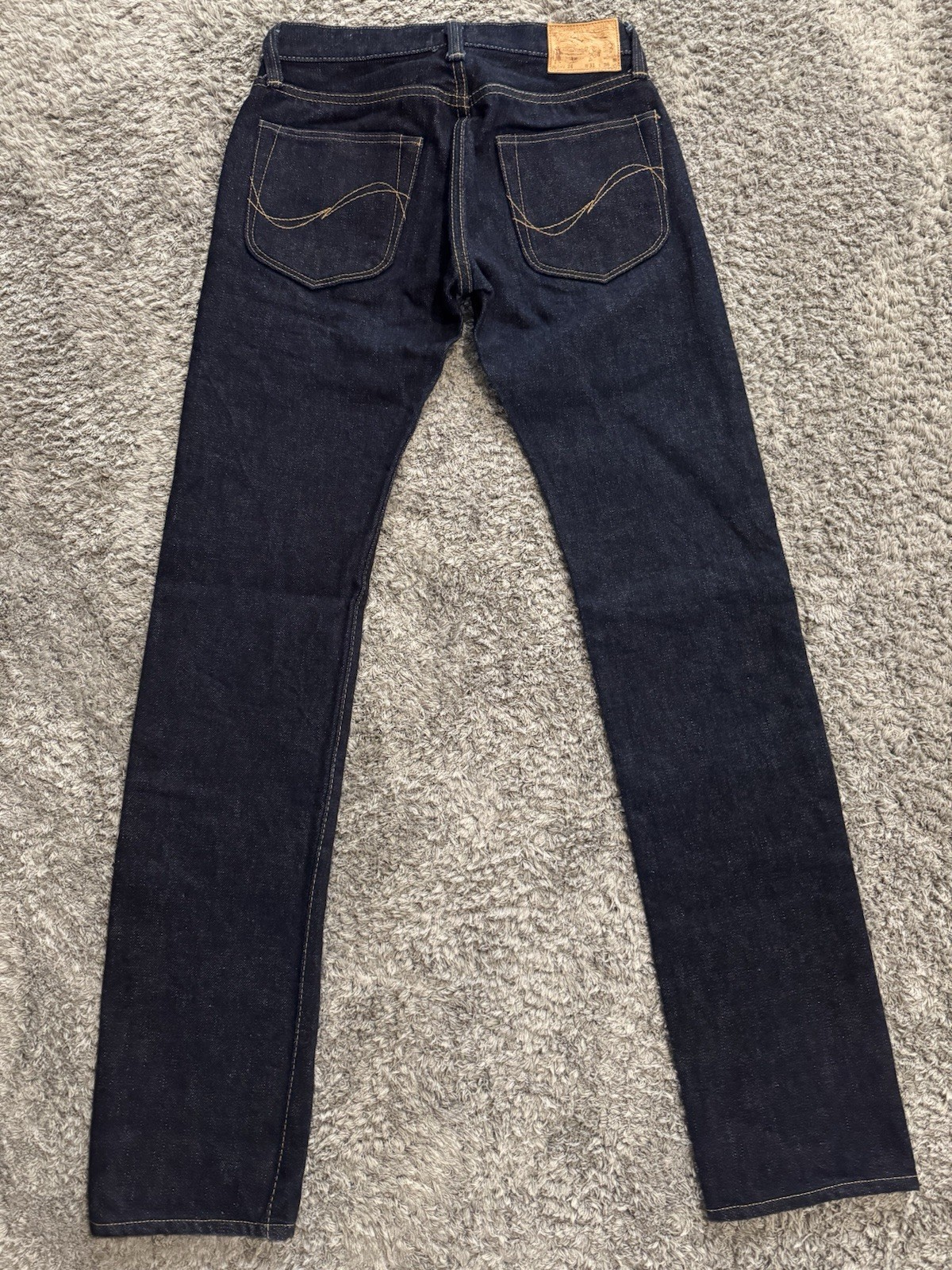 Samurai Jeans S003jp Yamato 21OZ Selvedge Denim Slim Indigo One Wash 31/36