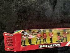 Britains British Regiments Hand-painted Scots Guard Set Of 7, 7256 NIB