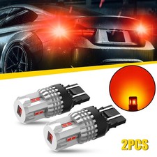 1157 Led Tail Stop Brake Turn Signal Light Bulbs 2057 2357 Bay15d Bright Red Kit