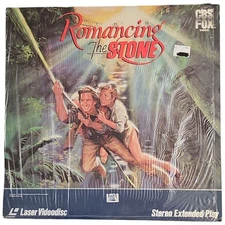 Romancing The Stone Laserdisc CBS Fox Video Michael Douglas Kathleen Turner 1984