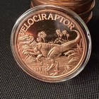 6pc Dinosaur 1 oz .999 Copper Round Set w/ Capsules – T-Rex Triceratops COLLECT — photo 3