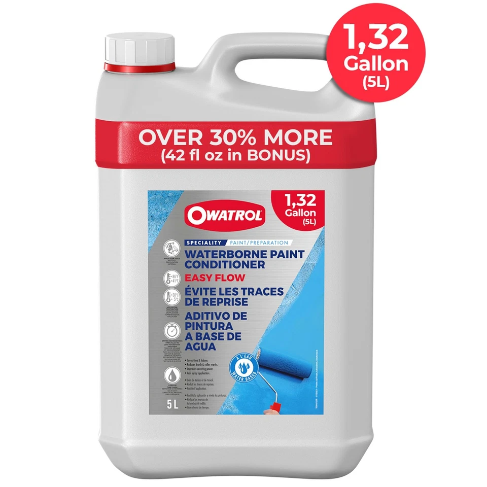 Aditivo de pintura Easy Flow Premium 5L (1,32 galones), medio para pintura acrílica P... Foto 2 de 4