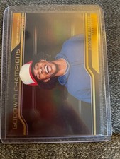 2023 UD Goodwin Champions SCOOT HENDERSON RC CDD Rainbow Black & Gold 43/50
