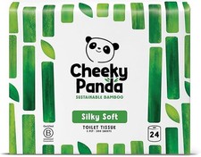 The Cheeky Panda Bamboo Toilet Rolls 24 Pack 3 PlyToilet Paper
