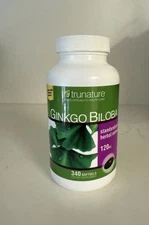 TruNature Ginkgo Biloba Herbal Extract Softgel - 340 Count [ Exp - 12/27 ]