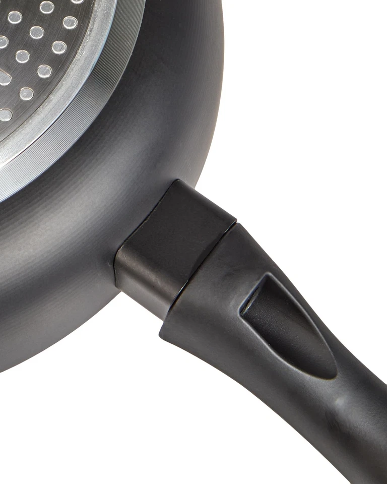 Ibili SARTEN Fusion 24 CM, Acciaio Inossidabile, Nero 3woV - Immagine 3 di 4