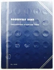 MIXED DATE ROOSEVELT DIME WHITMAN BOOK! 65 TOTAL COINS! CRAZY! INSANE! NR #P1493