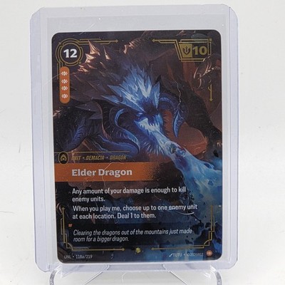 2026 Riftbound Unleashed UNL 118a Elder Dragon Alternate Art League Of Legends