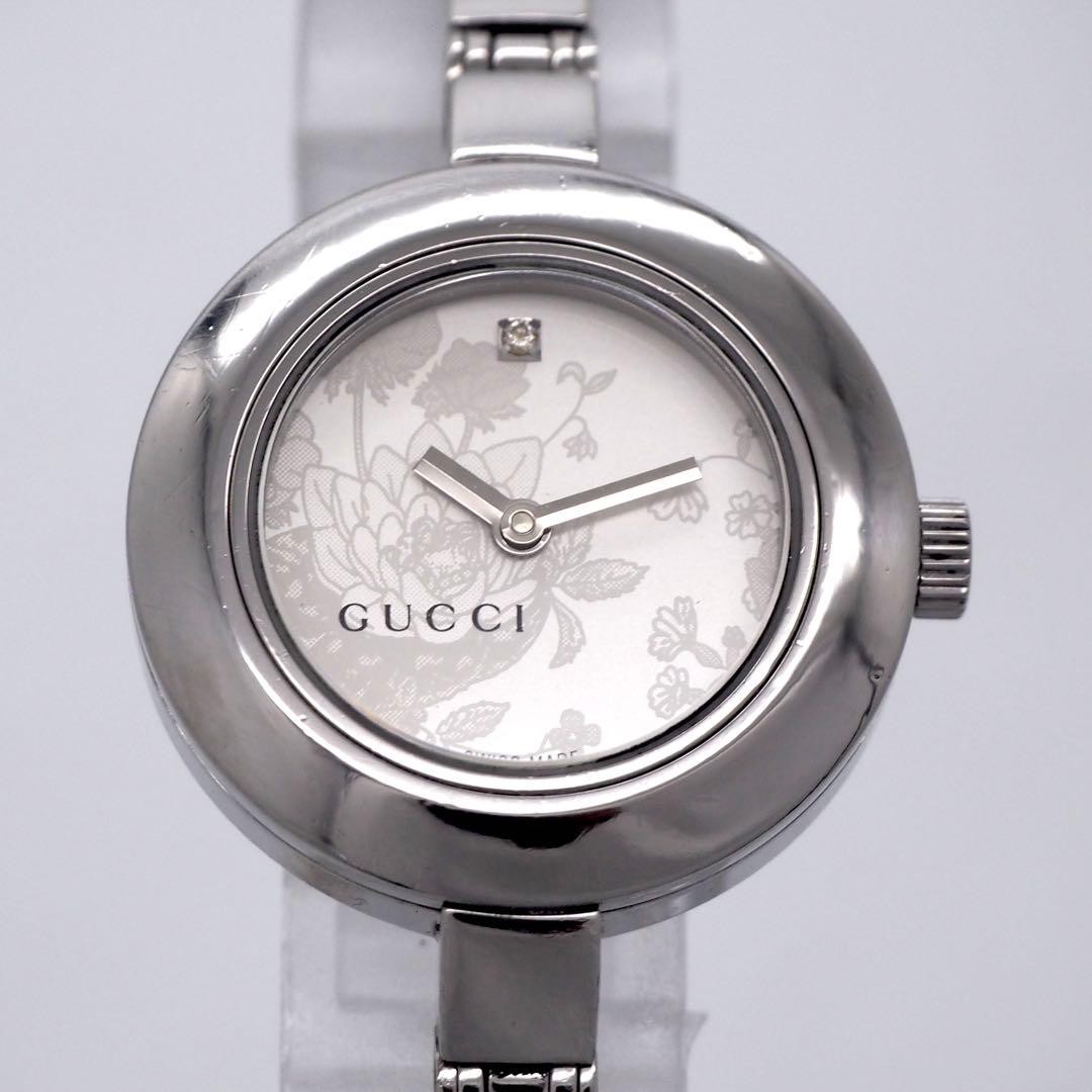 GUCCI Watch 105 Bangle 1P Diamond Ladies Floral Pattern GUCCI,17476 thumbnail 8