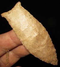 Nice Kentucky Fluted Cumberland Arrowhead- Authentic Paleo Indian Artifact - COA