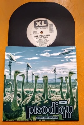 PRODIGY OUT OF SPACE 7" UK 45 VINYL  SINGLE WITH. FREE CUSTOM PICTURE SLEEVE - Image 1 of 4