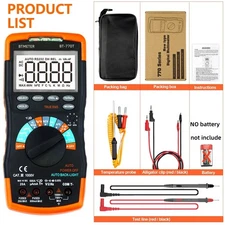 Digital Multimeter TRMS 6000Count AC DC Volt Current 20A Amp Ohm NCV DMM Tester