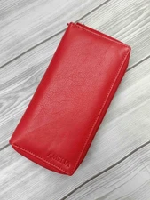 Women's Genuine Leather RFID Checkbook Wallet Organizer – Christmas Sale