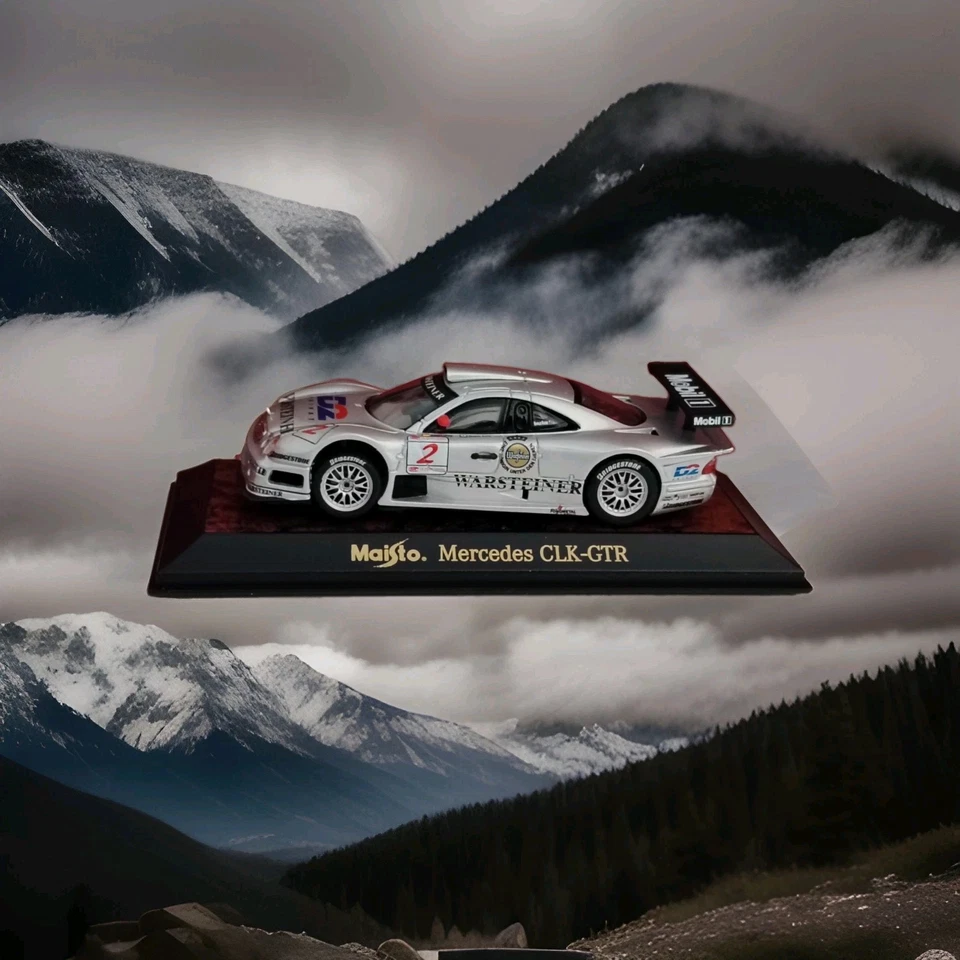 Maisto 1/43 Mercedes CLK - GTR #2 Neuf En Boite - Photo 1/4