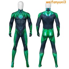 Justice League Green Lantern Cosplay Jumpsuit Halloween Costume Uniform Tights