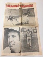 Two Brooks Robinson Newspaper Sections - One Autographed By Brooks!  Retire/HOF