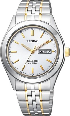 CITIZEN REGUNO  KM1-113-13  Solar Tech for Men's  Gold Silver