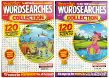 2 x Everyday Wordsearch Collection Puzzle Books Magazines Puzzles Issues 51/52