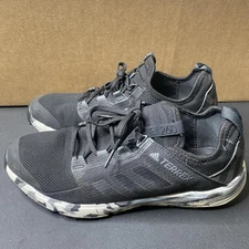 Adidas Terrex Shoes Mens Size 8.5 Black Trail Running Continental Grip BD7733