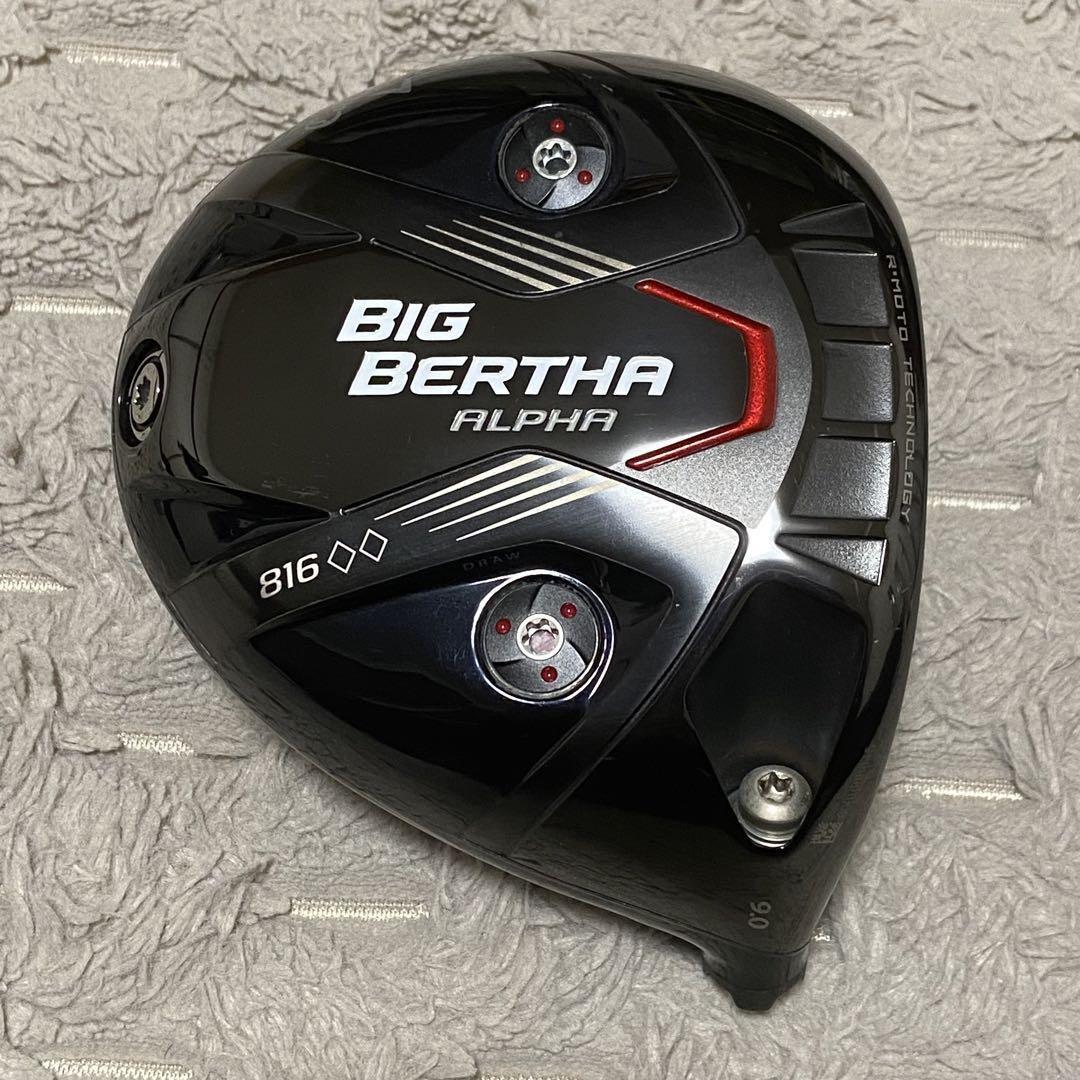 Callaway Golf Driver BIG BERTHA ALPHA 816 Shaft Fujikura