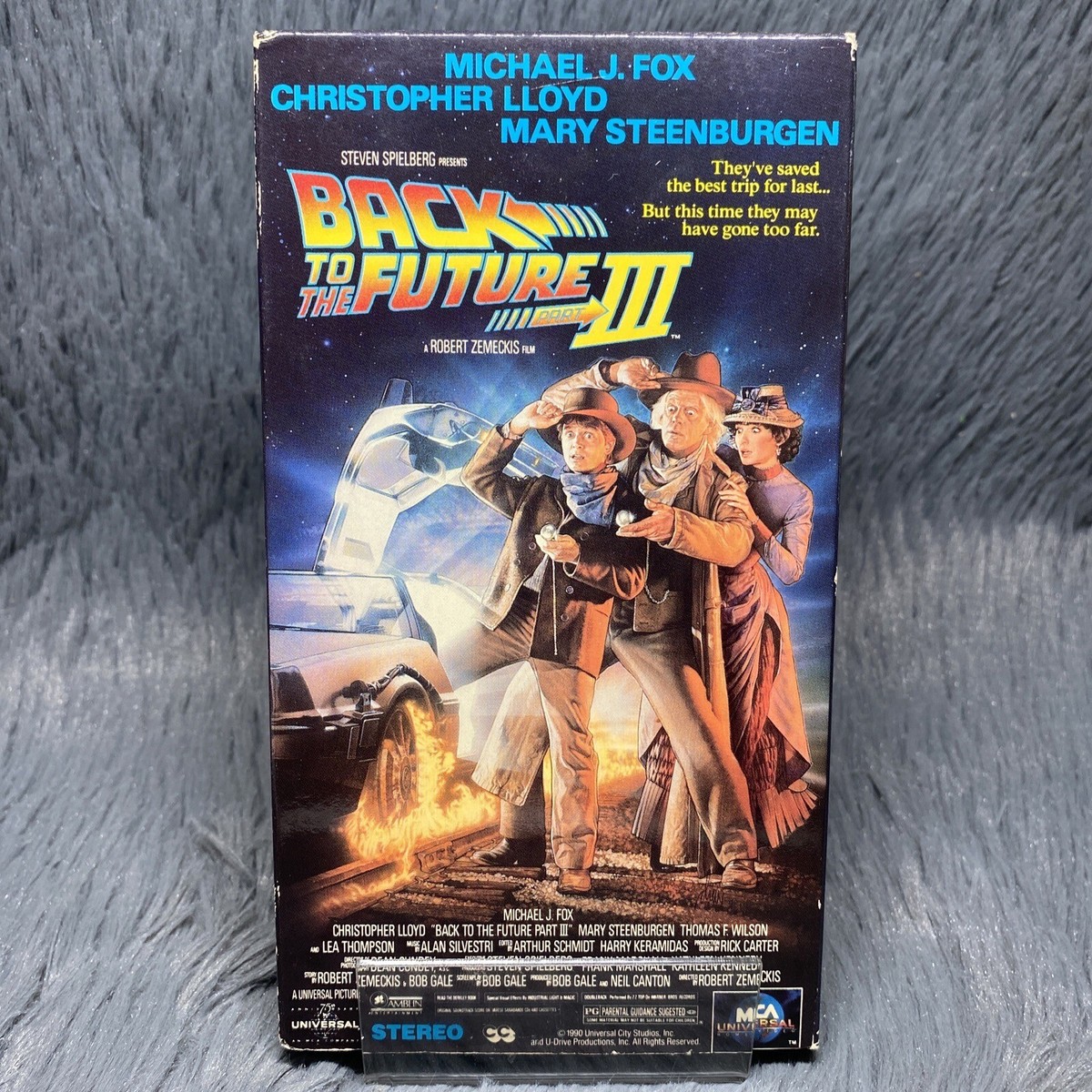 Back to the Future III 3 VHS 1990 Michael Fox Robert