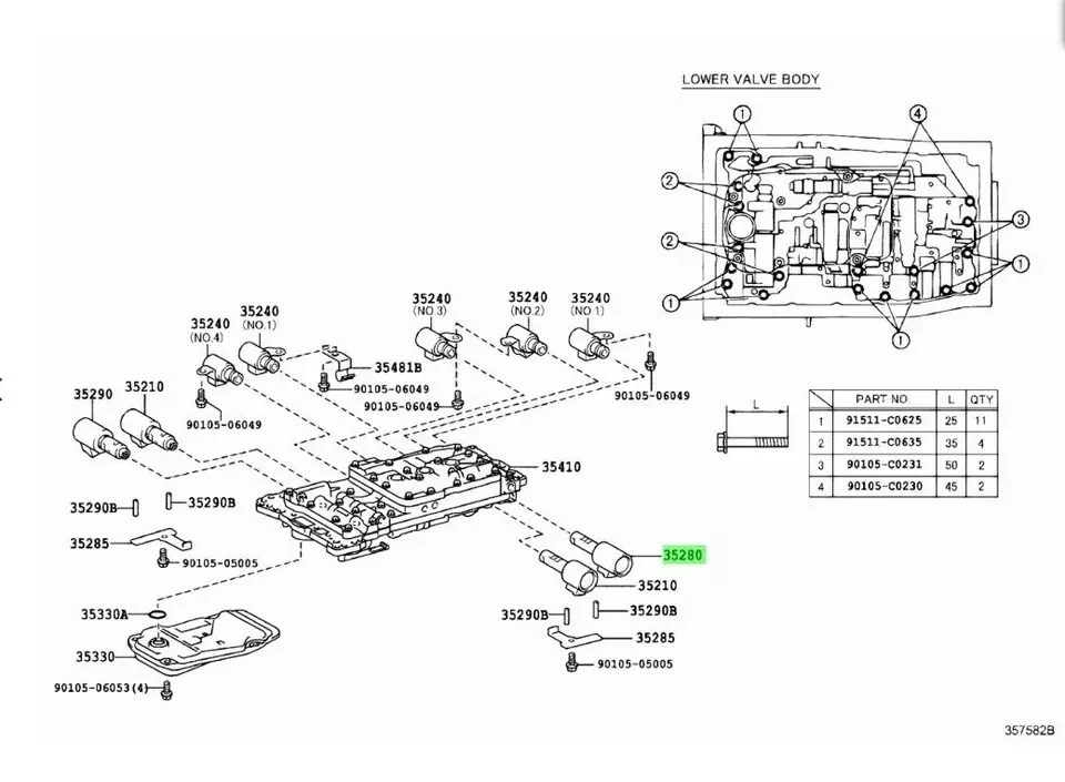 Control de bloqueo de solenoide genuino Toyota 35280-30050 FJ CRUISER 4RUNNER LEXUS nuevo Foto 4 de 4