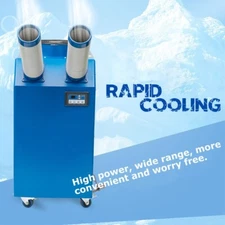 2 Column Spot Cooler Air-Cooled Air Conditioner 18700Btu/h 220V Cooling Aircon