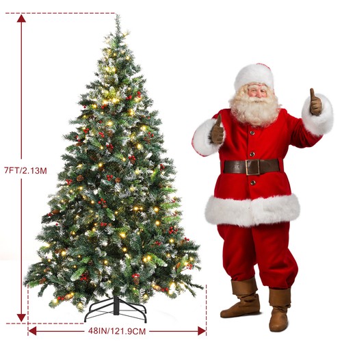 National Tree Company Pre-Lit Artificial Full Christmas Tree Green for Home K0Y0 - Picture 9 of 9