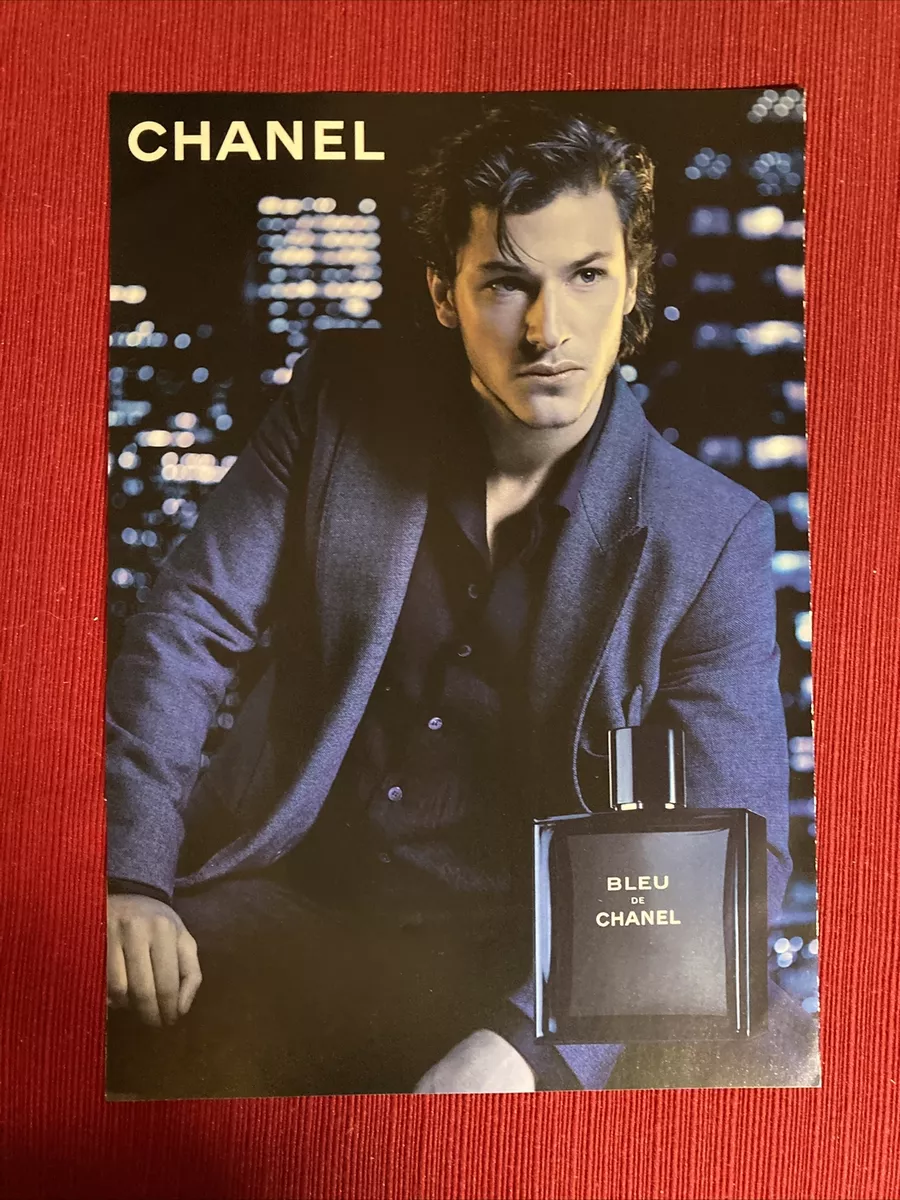 Bleu De Chanel Men's Fragrance 2014 Print Ad - Great To Frame!