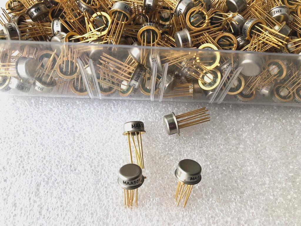 2x MAA501 Gold plated High Gain HIGH-PERFORMANCE Op Amp | eBay