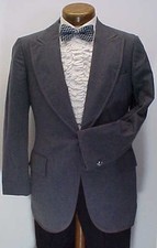 AFTER SIX MEDIUM GRAY GREY VINTAGE MENS TUXEDO JACKET or 3PC TUX PROM WEDDING