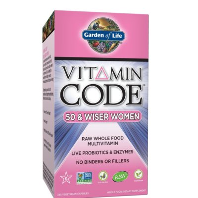 GARDEN OF LIFE, VITAMIN CODE 50 & WISER WOMEN 240 Veg. Kapseln SUPER PREIS
