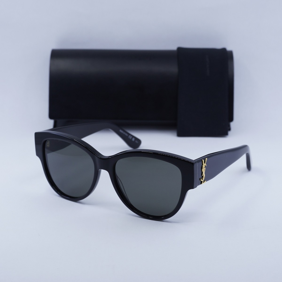 SAINT LAURENT SLM3 002 Black/Grey 55-16-140 Sunglasses New  display picture 1